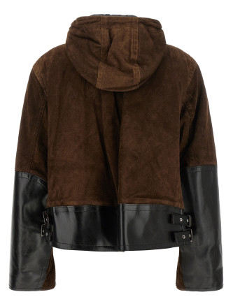 Кожаная куртка SACAI Suede jacket (2608662601) #