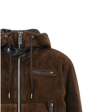 Кожаная куртка SACAI Suede jacket (2608662601) #