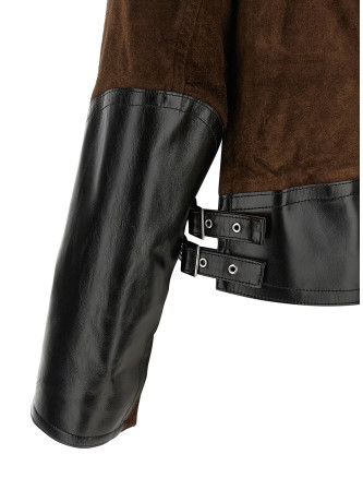 Кожаная куртка SACAI Suede jacket (2608662601) #