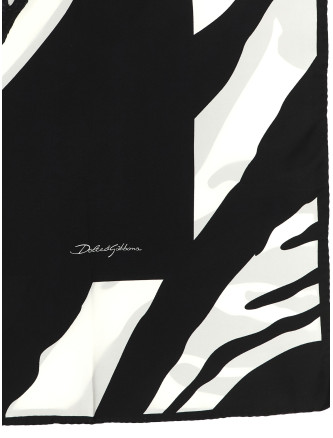 Шарф, платок DOLCE & GABBANA Zebra print scarf (FS209AGDAO2HH3RN) #