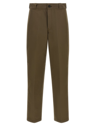 Брюки PRADA Logo tailored trousers