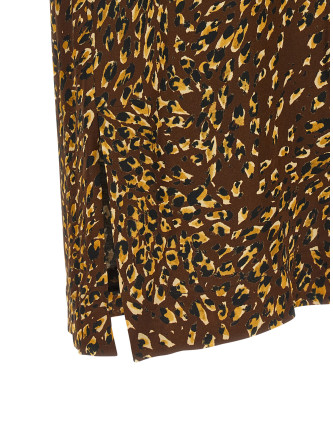 Миди TWIN SET Animal skirt (262TP275G13873) #