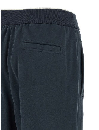 Брюки BRUNELLO CUCINELLI Joggers with frontal stitching detail (MN05NVL699C3186) #