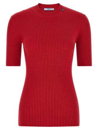 Свитер, кардиган PRADA Ribbed sweater