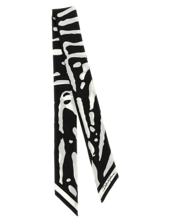Шарф, платок DOLCE & GABBANA Zebra print scarf