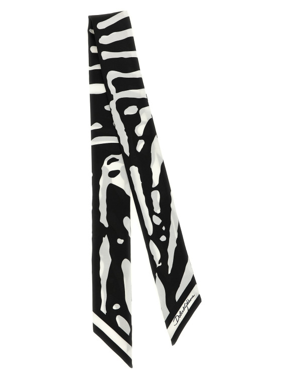 Шарф, платок DOLCE & GABBANA Zebra print scarf (FS215AGDAOUHY3CQ) #1