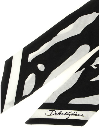 Шарф, платок DOLCE & GABBANA Zebra print scarf (FS215AGDAOUHY3CQ) #