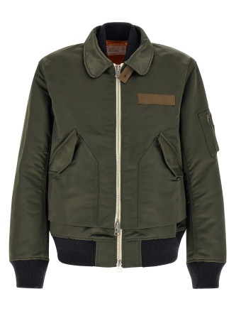 Повседневная куртка SACAI Double layer blouson