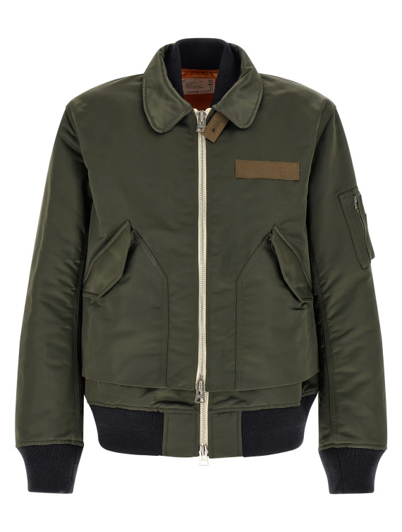 Повседневная куртка SACAI Double layer blouson (2604039M531) #1
