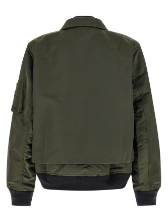 Повседневная куртка SACAI Double layer blouson (2604039M531) #