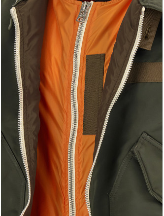 Повседневная куртка SACAI Double layer blouson (2604039M531) #