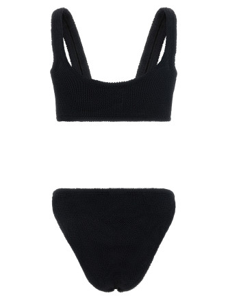 'Julia' bikini (JULIAGOLDHOOPBIKINIBLACK) #