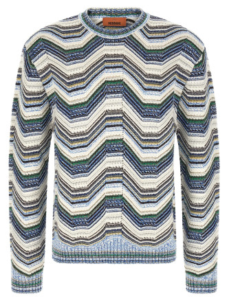 Свитер, кардиган MISSONI Geometric zig zag sweater
