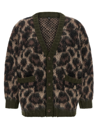 Свитер, кардиган R13 Animal print cardigan