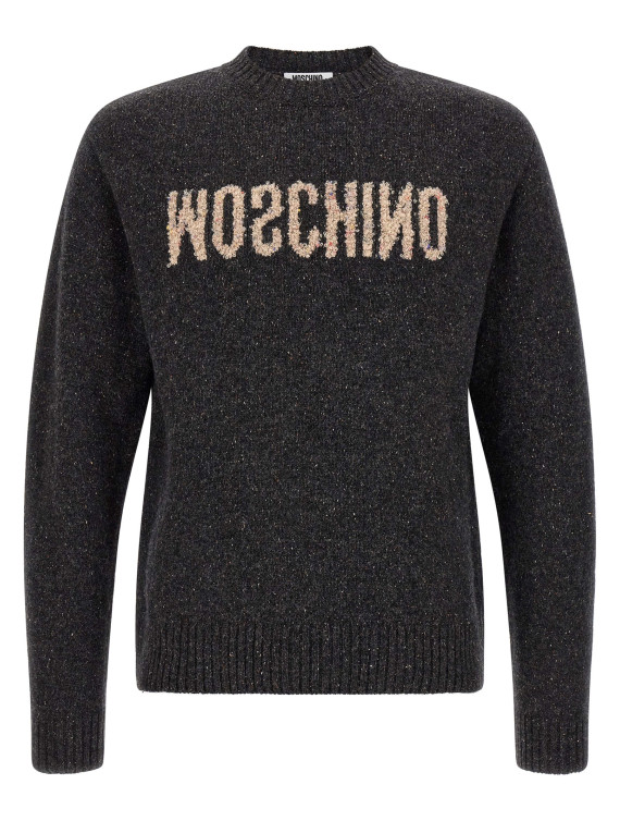 Свитер, кардиган MOSCHINO Mirrored logo sweater (A090152031500) #1