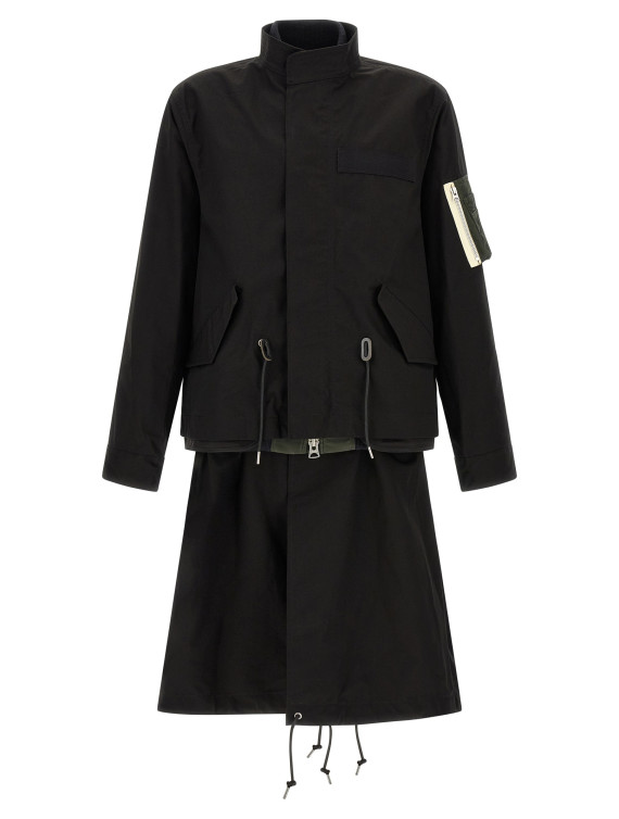 Пальто, тренч SACAI 'Nylon Twill x Rip Stop' (2604034M045) #1