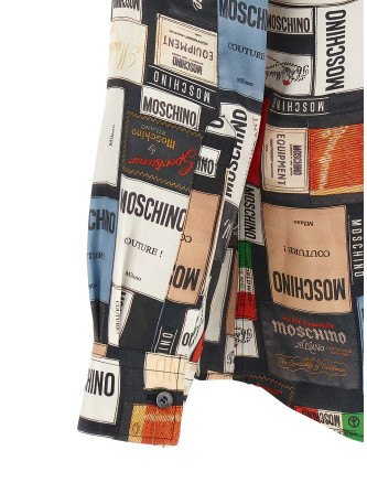 Рубашка, блузка MOSCHINO 'Labels' (A022952621888) #