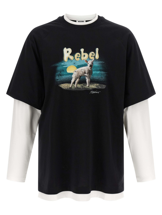 Футболка MOSCHINO 'Rebel' (A120552413555) #1