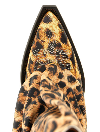 Техасские ботинки R13 'Mid Cowboy' (R13S0107S263APRINTEDYELLOWLEOPARD) #