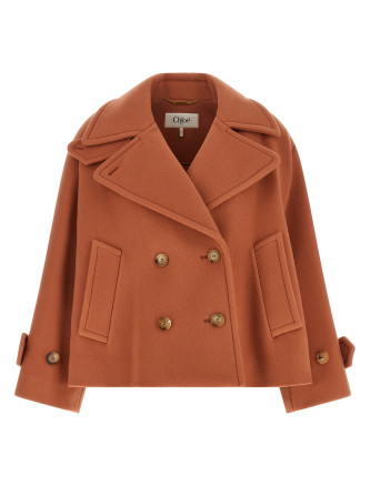 Повседневная куртка CHLOÉ Double-breasted coat