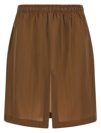 Миди PRADA Double layer skirt (P10A8SOOO6011F0480) #