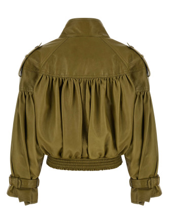 Кожаная куртка CHLOÉ Smock leather jacket (CH26ACV192013D2) #