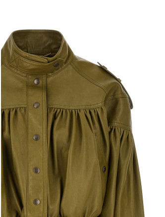 Кожаная куртка CHLOÉ Smock leather jacket (CH26ACV192013D2) #