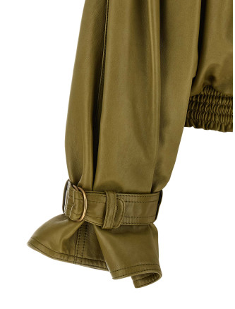 Кожаная куртка CHLOÉ Smock leather jacket (CH26ACV192013D2) #