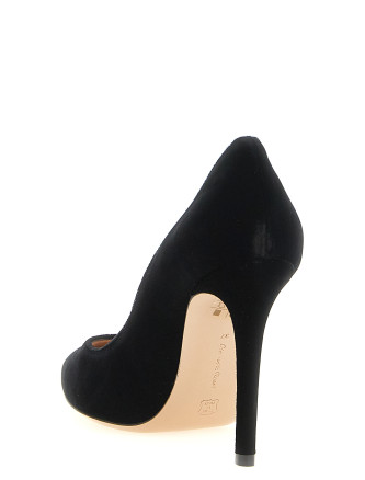 Высокие каблуки GIANVITO ROSSI 'Gianvito' (G2847015RICVELNERO) #