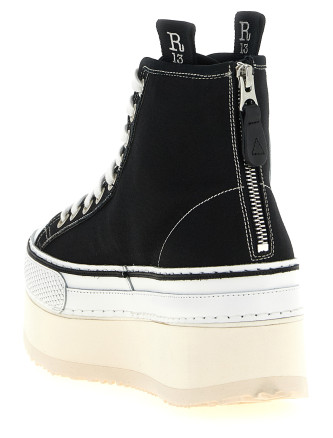 Кроссовки R13 'Courtney' (R13S0071001BLACKCANVAS) #