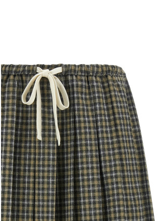 Макси MIU Tartan pleated skirt (MG2752SOOO6210F068U) #