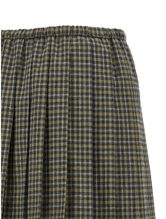 Макси MIU Tartan pleated skirt (MG2752SOOO6210F068U) #