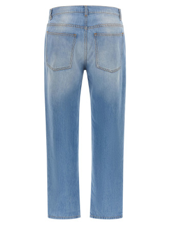 Джинсы MOSCHINO Straight leg jeans (A030855380295) #