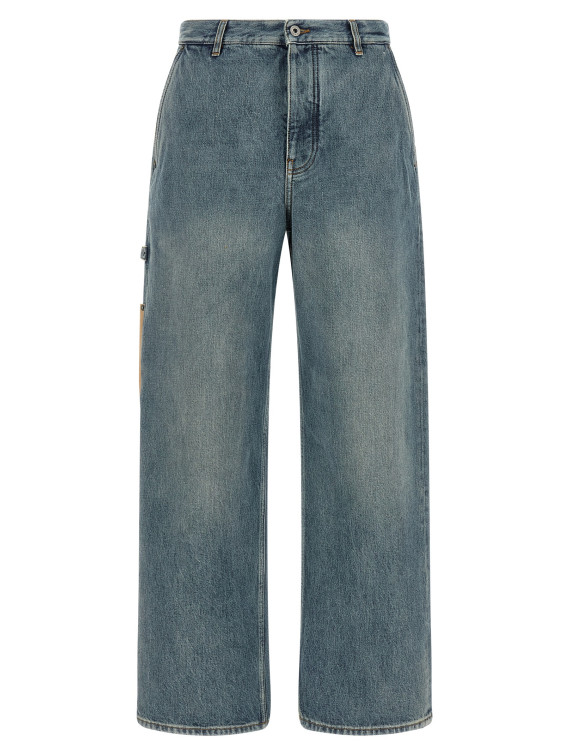 Джинсы LOEWE Leather pocket jeans (H526Y11XAJ6395) #1