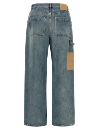 Джинсы LOEWE Leather pocket jeans (H526Y11XAJ6395) #
