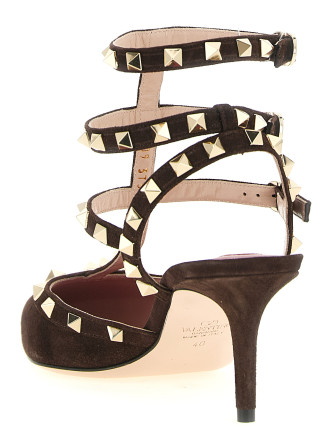 Каблуки средней высоты VALENTINO GARAVANI 'Rockstud' (W2S0375CVB0TO) #