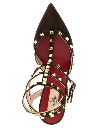 Каблуки средней высоты VALENTINO GARAVANI 'Rockstud' (W2S0375CVB0TO) #