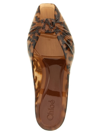 Каблуки средней высоты CHLOÉ Sabot Jelly (CH26A17OYF296) #