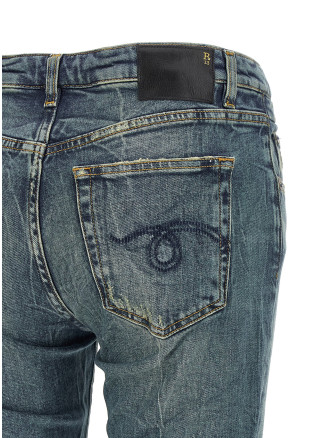 'Overflow Boy Flare' jeans (R13WD142D081AKELLYBLUESTRETCH) #