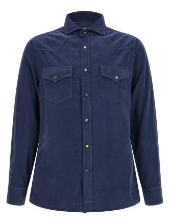 Рубашка, блузка BRUNELLO CUCINELLI Corduroy shirt