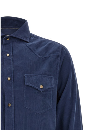 Рубашка, блузка BRUNELLO CUCINELLI Corduroy shirt (ML6884008C7063) #