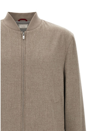 Бомбер күртеше BRUNELLO CUCINELLI Light flannel bomber jacket (MV4216550CJW71) #