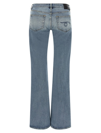 Джинсы R13 'Boy Flare' (R13WD090D473AWILTEDSTRETCHBLUE) #