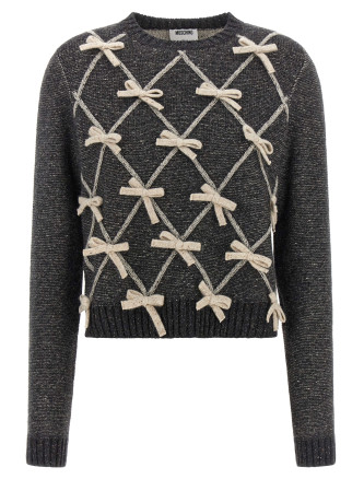 Свитер, кардиган MOSCHINO Bow sweater