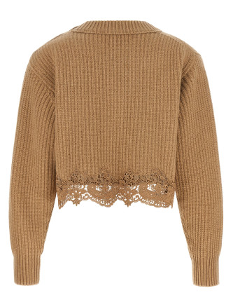 Свитер, кардиган CHLOÉ Cropped Lace Sweater (CH26AMP18715218) #