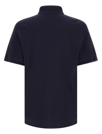 Поло BRUNELLO CUCINELLI Logo piqué polo shirt (ME8548788CD325) #