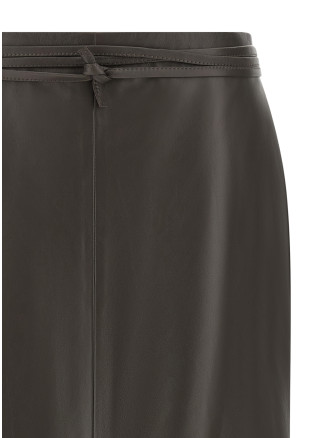 Миди ALBERTA FERRETTI Leather skirt (A370566900092) #