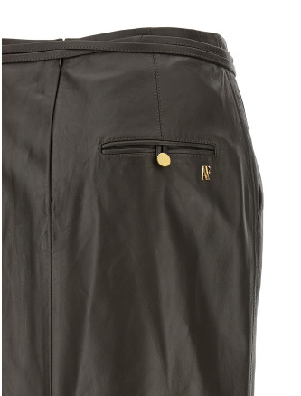 Миди ALBERTA FERRETTI Leather skirt (A370566900092) #