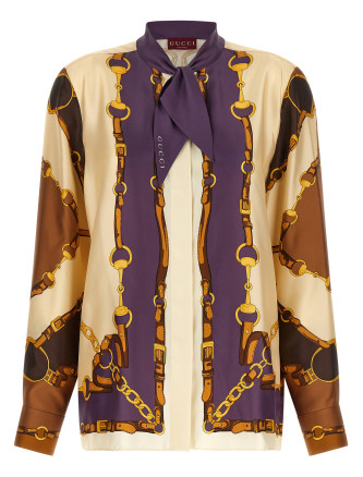 Рубашка, блузка GUCCI 'Morsetto'