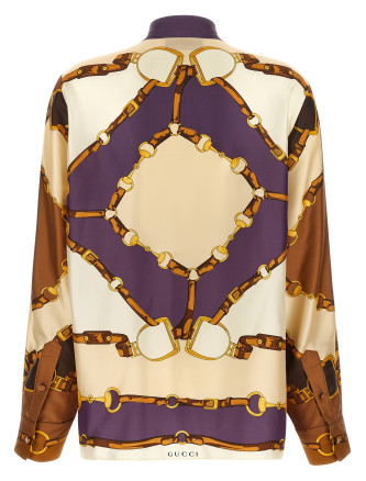 Рубашка, блузка GUCCI 'Morsetto' (855593ZAUK42358) #
